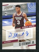 2021-22 Chronicles Draft Picks Prestige Bonus Shots Signatures DJ Stewart Jr. RC