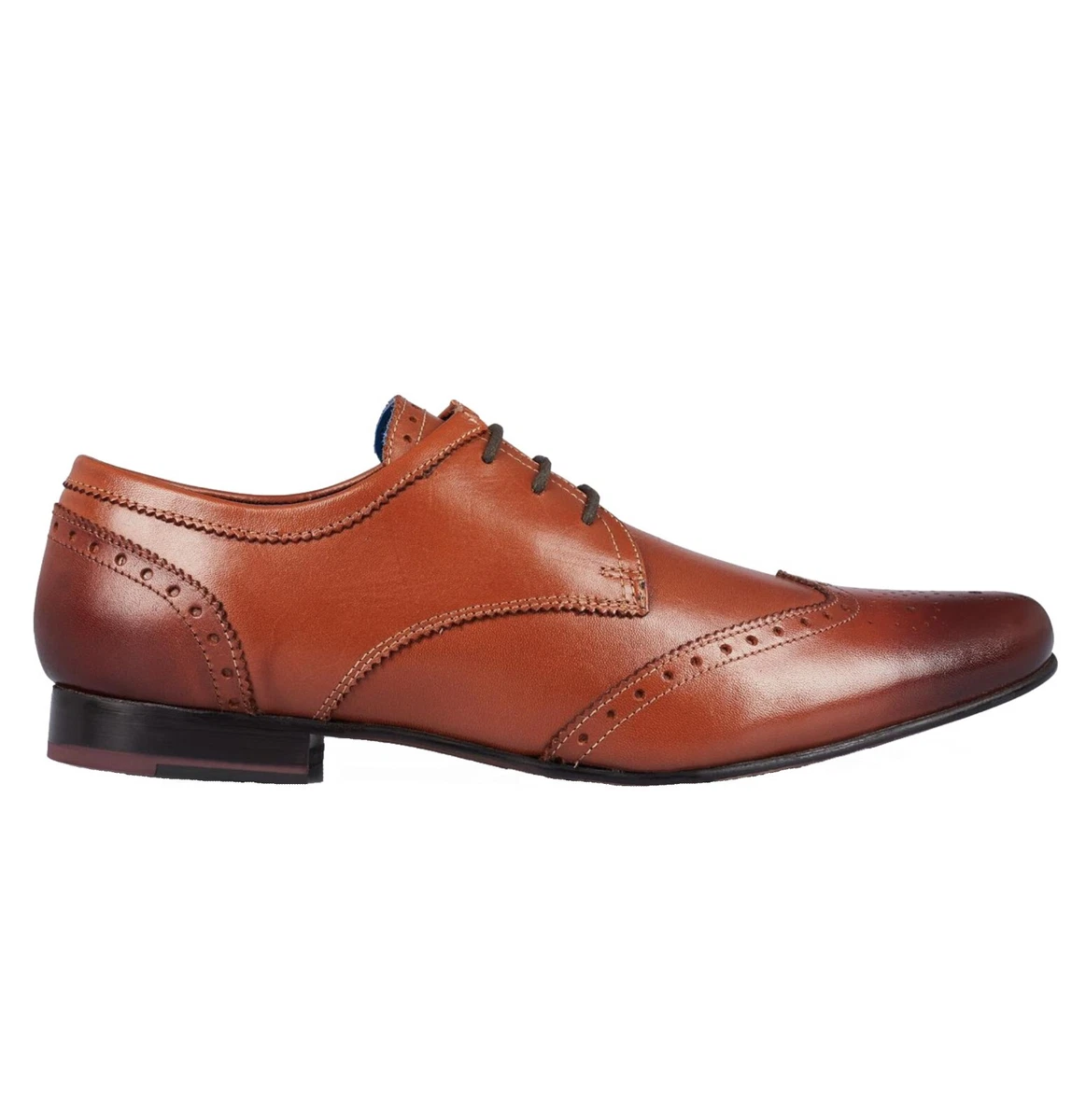 Mens Firetrap Leather Lace Up Comfortable Brogues Shoes Sizes from 7 to 12