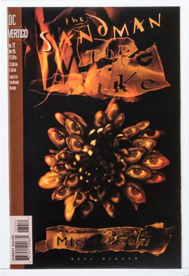 Sandman #72 (1995) CGC 9.6 -- White pages; Dave McKean cover; Neil Gaiman 🔥 - Image 3 of 4