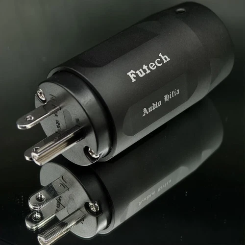 1Set US AC Power Plug Rhodium Plated connector IEC Female