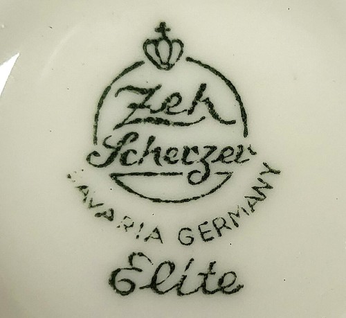 Vintage Zeh Scherzer Bavaria Germany Porcelain Teacup Floral Elite Pattern BD588 - Picture 5 of 5