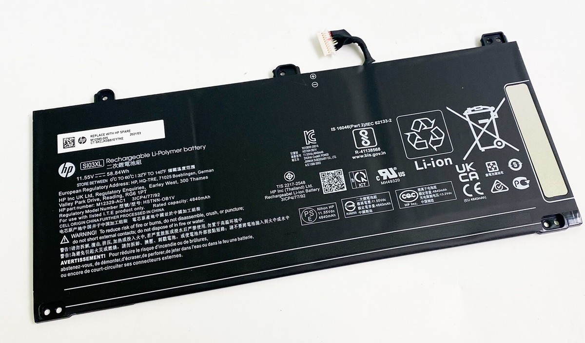 SI03XL Original Battery HP Chromebook 14C-CC0013DX 14C-CC 14