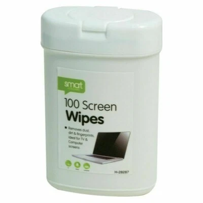 READY VIEW 100x Screen Cleaning Wet Wipes Laptop LED LCD TV Computer iPad Monitor Uk Gift