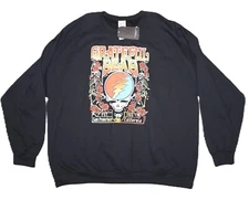 Grateful Dead Graphic Sweatshirt by Junk Food Size XXL Black NWT