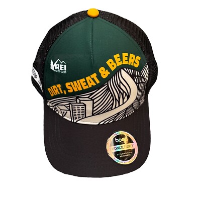 REI Sierra Nevada Brewing Co.  Trucker Hat Dirt Sweat Beers SnapBack Cap Boco