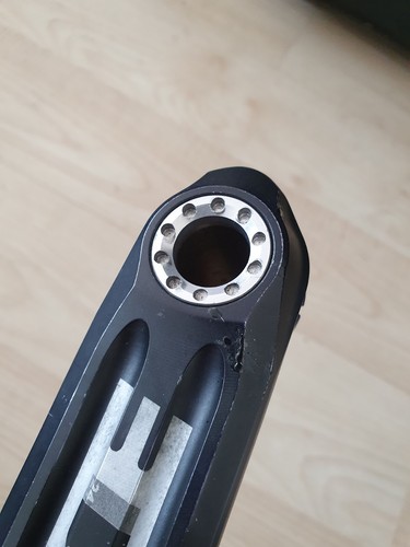 Catena bracci pedivella rotore 3D24 140mm asse 24mm compatibile shimano 165 power2max - Foto 7 di 13