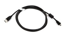 6-Feet USB 2.0 A Male to Mini-B 5pin Male Cable with Ferrite Core Black 4931