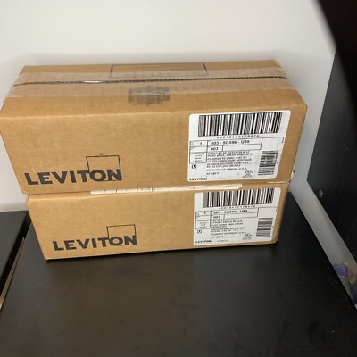 Two Leviton 5G596-U89 GigaMax 5E Universal 12-Port Patch Block, Cat 5E Brand New