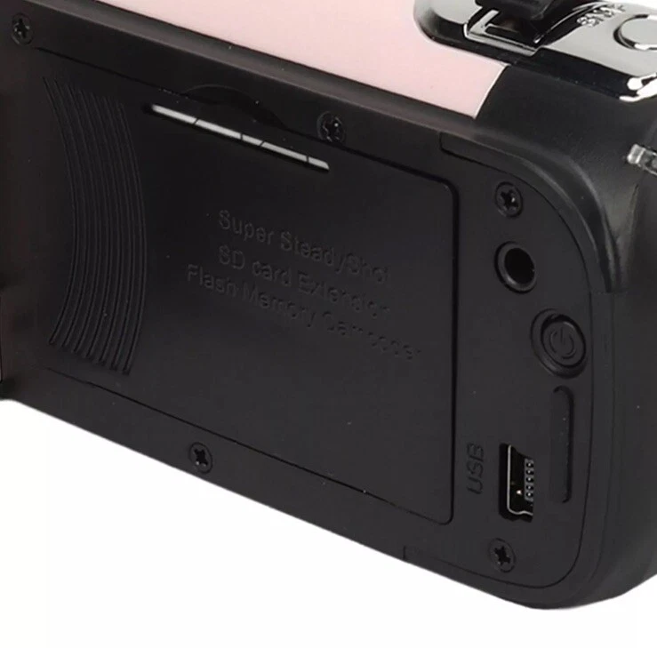 Camcorder Camera Digital Video Camera Full HD 1080P 16x Zoom DV Pink Rotatable - Image 4 of 4