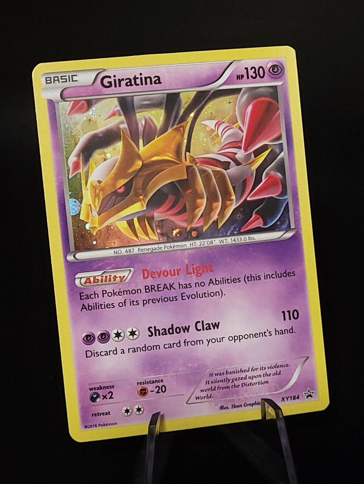 Giratina XY184 Black Star Promo Ultra Rare Holo Pokemon Card