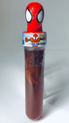 Vintage 2004 Au Some Candies SPIDER-MAN TASTE TUBE TORPEDO 6  Candy Container