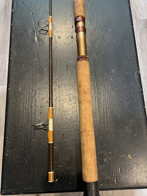 Vintage SABRE Custom Made Nypoxy SH 192 9' Surf Spinning Rod 2 Pc