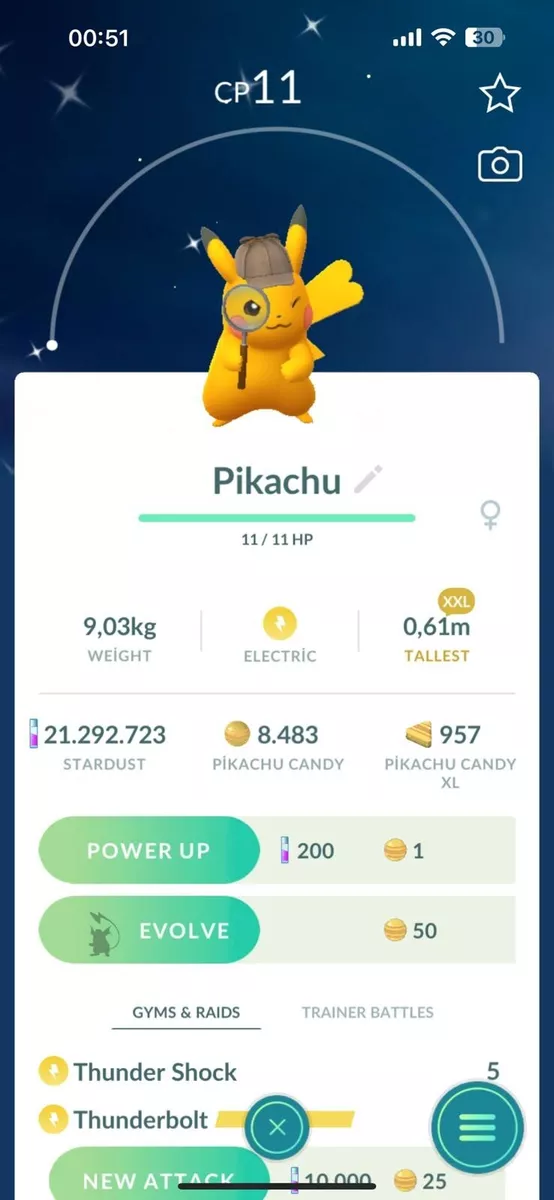 Shiny Detective Pikachu!