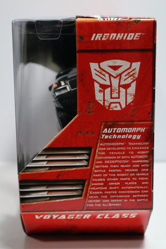 NEW Transformers Movie IRONHIDE Voyager Class Autobot automorph 2007 SEALED - Picture 11 of 11