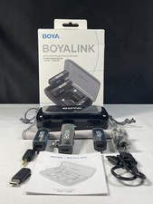 Boya Boyalink Black All In One Design Dual Channel Wireless Microphone System