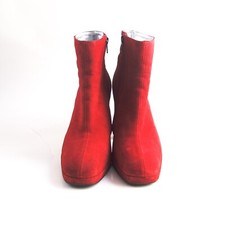 Stivali da donna rossi in scamosciato Acquisti Online su