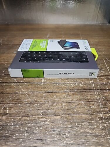 M-Edge Folio Power Pro Universal Keyboard Case Fits Tablets 7"-8" - Picture 2 of 5