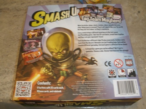 PAUL PETERSON SMASH UP CARD GAME IN BOX 2012 COMPLETE - Picture 3 of 5
