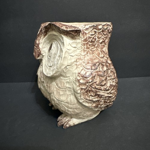Pier 1 โ Owl Hand Carved Wooden Candle Holder, Sculpture Folk Art, 6โ Tall - Picture 13 of 19