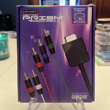 Retro Prism Component Cable for GameCube - Factory sealed 