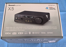 Creative SoundBlaster X5 Hi-Res Dual DAC USB Sound Card w Bluetooth New