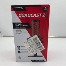 New HyperX Quadcast 2 20 Hz - 20 kHz Condenser Studio Microphone 872V1AA
