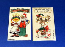 Vintage Suzy's Zoo Christmas Stickers