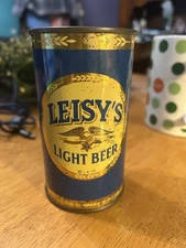 LEISY'S LIGHT FLAT TOP BEER CAN B/O LEISY BREWING CLEVELAND OHIO