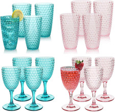 19Oz Shatterproof Tritan Tumblers Wine Glasses Set of 4