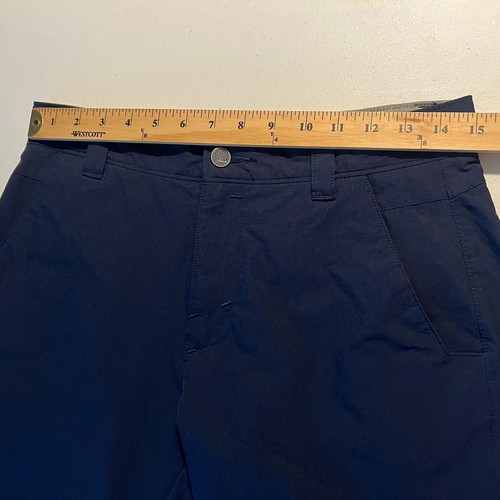 Oakley Take Pro Golf Shorts Sporty Athletic Preppy Lightweight Navy Blue Sz 30 - Picture 10 of 12