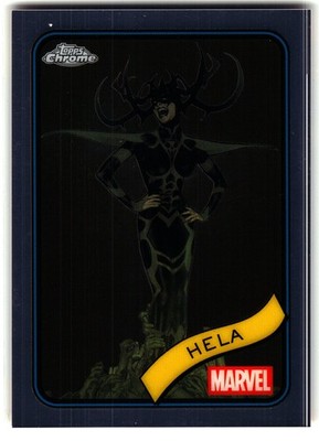 Topps Chrome Marvel 2025 Hela #79 Base Near Mint TCG Sammelkarte