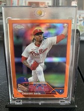 2023 Topps Chrome Update Series - Gregory Soto #USC181 Orange Refractor 2/25