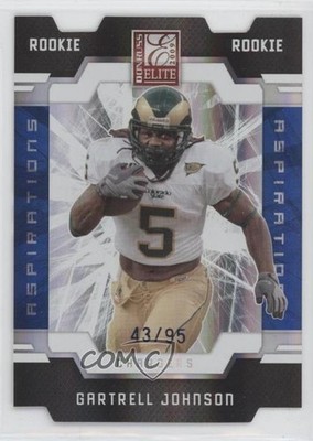 2009 Donruss Elite Aspirations Die-Cut /95 Gartrell Johnson #188 Rookie RC 0nr3
