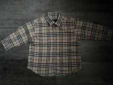 Vintage & Authentic Burberry Baby Boy Nova Check Shirt – 12 Months