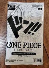 ONE PIECE CARD GAME Tin Pack - Set Vol.1 TS-01 Sealed DON!! CARD ENGLISH