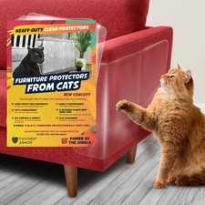 Furniture Protector, 8-Pack, Heavy Duty Anti-Scratch Cat Couch Protector