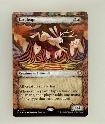 Magic the Gathering: Lavaleaper (Showcase) Lorwyn Eclipsed Regular NM