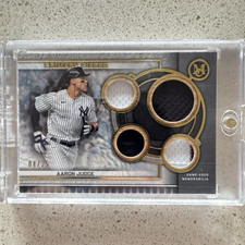 Aaron Judge Primary Pieces Quad Relics /25 Yankees -Topps 2023 Museum Collection