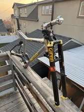 Proflex 957 Pro Series Frame 20" Carbon Fiber Girvin Noleen Fork Vintage MTB