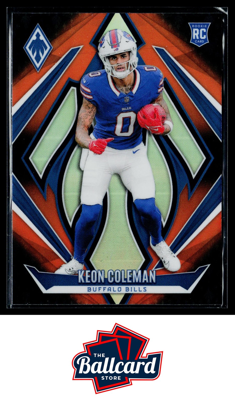 2024 Panini Phoenix #213 Keon Coleman Orange Fade