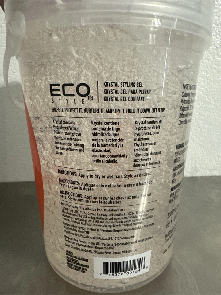 Gel de peinado Eco Styler Krystal 80 oz Foto 3 de 4
