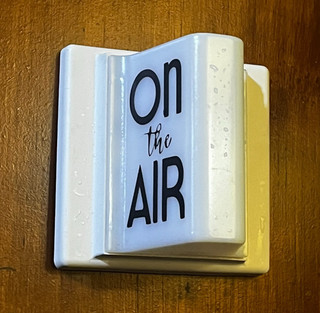 Nice clean Vintage ON the AIR Studio Warning Light Sold with NO RESERVE!