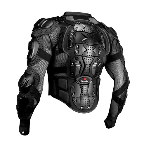 Motorcycle Full Body Armor Jacket spine chest protection gear Motocross Motos... - Picture 4 of 7
