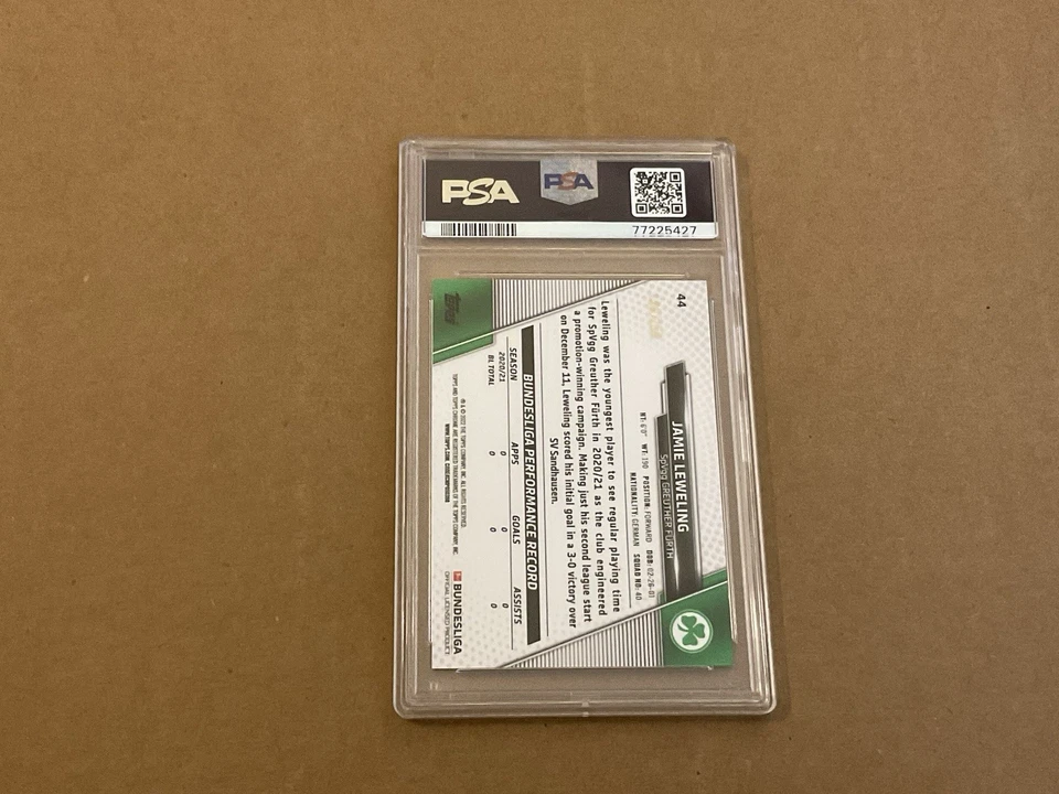 Jamie Leweling 2021-22 Topps Chrome #44 PSA 10 /250 - Image 2 of 3