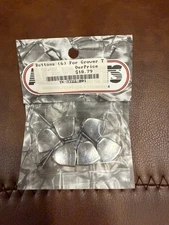 Allparts Grover Tulip tuning machine buttons Nickel TK-7722-001