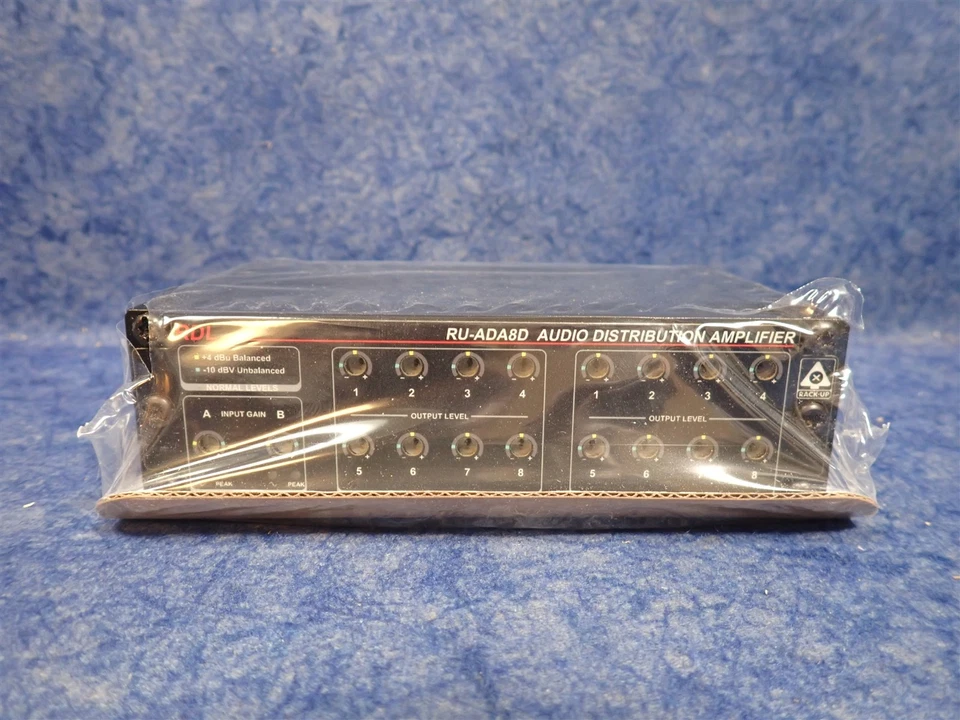 NEW RDL RU-ADA8D Eight Channel Stereo Audio Distribution Amplifier (G170) - Image 4 of 4