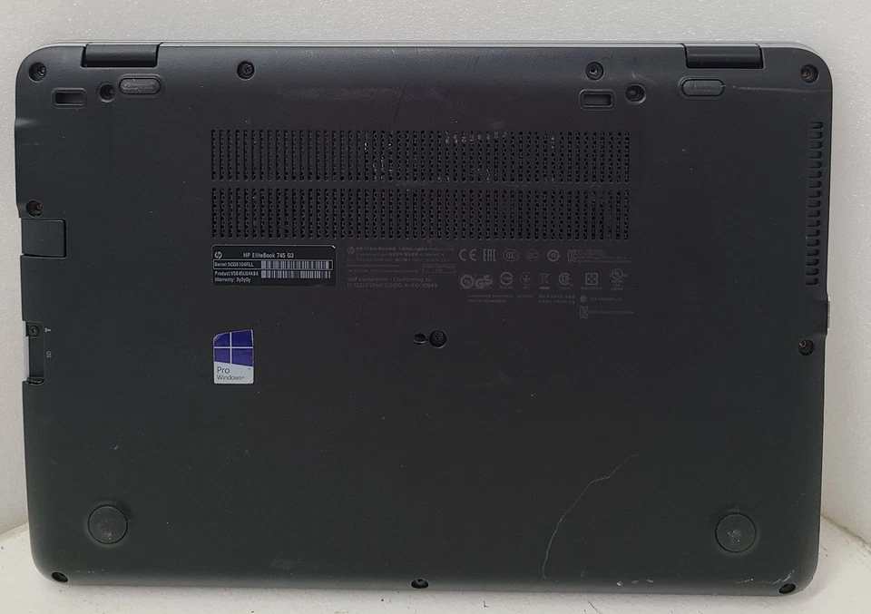 Ноутбук HP ELITEBOOK 745 G3 14 дюймов AMD PRO A12-8800B R7 8 ГБ RAM без HD/OS (FL) - Изображение 4 из 4