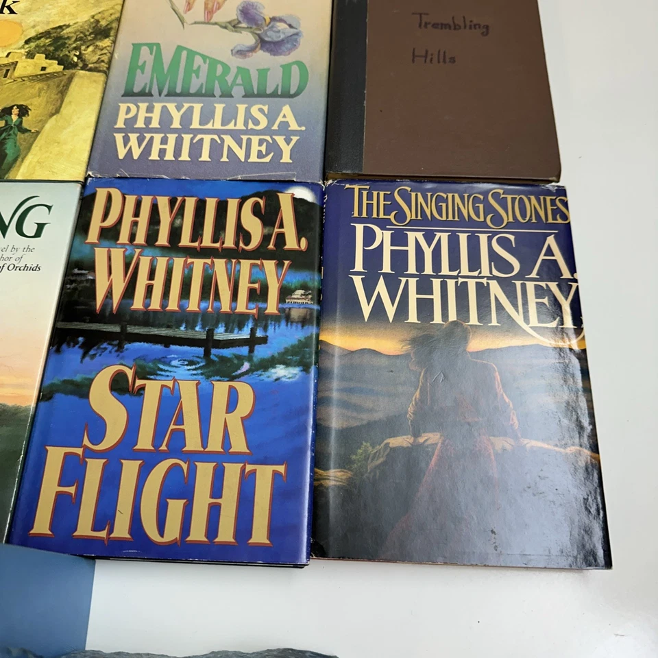 Lot of 12 Phyllis A Whitney - 13 Stories vintage HC The Singing Stones, Flaming - Image 4 of 4