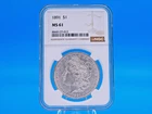 1891 Morgan Silver $1 Dollar NGC MS 61  C534