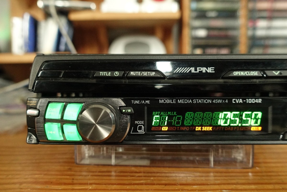 Alpine CVA-1004R 1 din radio with sliding 7” screen display | eBay